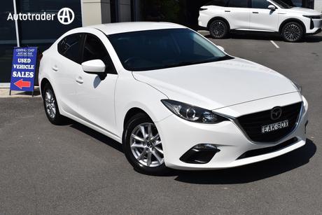 White 2015 Mazda 3 Sedan Neo