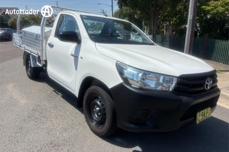 White 2017 Toyota Hilux Cab Chassis Workmate