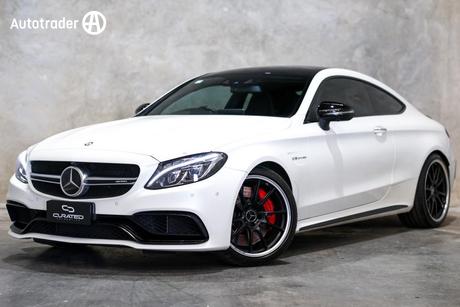 White 2017 Mercedes-Benz C Coupe 63 S 205 MY17.5