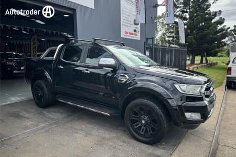 Black 2018 Ford Ranger Dual Cab Utility Xlt 3.2 (4X4)