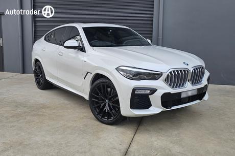 White 2020 BMW X6 Coupe Xdrive30D M Sport