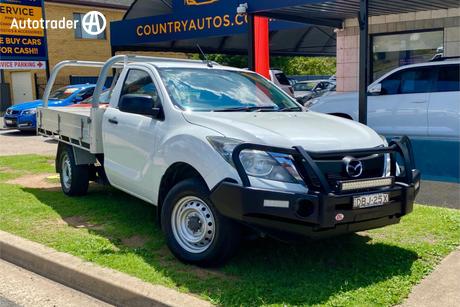 White 2015 Mazda BT-50 Cab Chassis Xt (4X2)