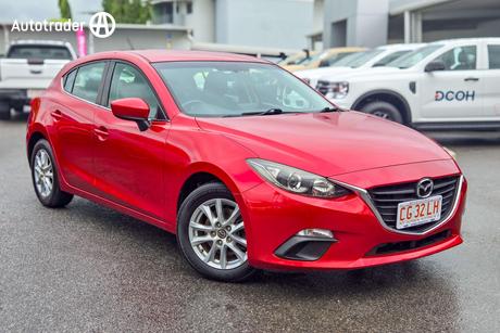 Red 2014 Mazda 3 Hatchback Maxx