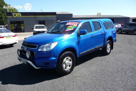 Blue 2015 Holden Colorado Crew Cab Pickup Ls (4X4)