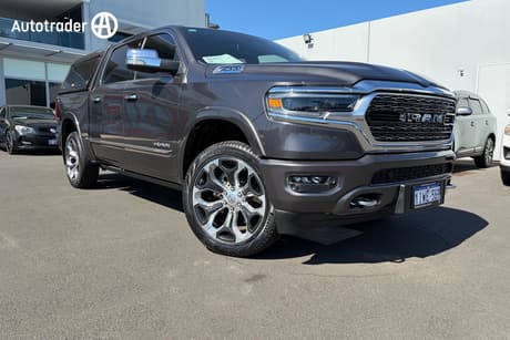 Grey 2022 RAM 1500 Crew Cab Utility Limited Rambox (Hybrid)