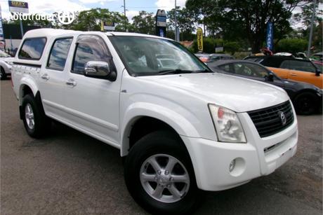White 2007 Holden Rodeo Crew Cab Pickup Lt