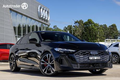 Black 2025 Audi A5 Hatch E-HYBRID S-LINE 4WD