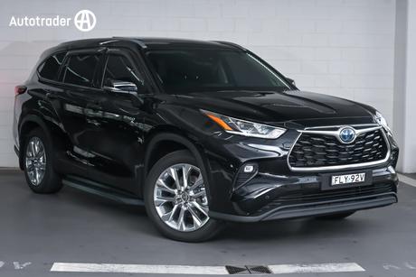 Black 2024 Toyota Kluger Wagon Grande Hybrid Awd