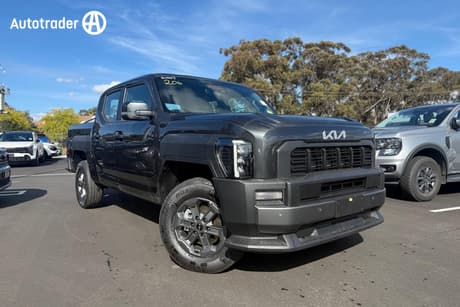 Grey 2025 Kia Tasman Double Cab Pick Up Sx (4X4) (Std) Black Fender