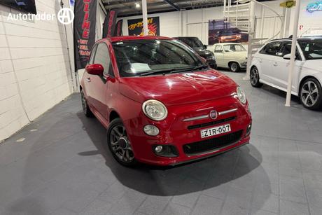 Red 2014 Fiat 500 Hatchback Sport