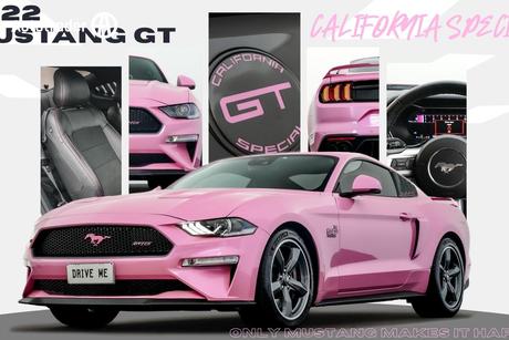 Pink 2022 Ford Mustang Fastback Gt 5.0 V8