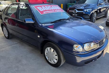 Blue 2001 Toyota Corolla Liftback Ascent Seca