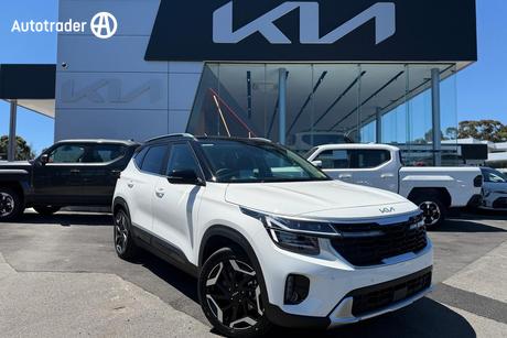 White 2025 Kia Seltos Wagon Gt-Line (Awd) (Two-Tone)