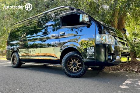 Black 2020 Toyota HiAce Commercial 4WD SLWB TURBO DIESEL