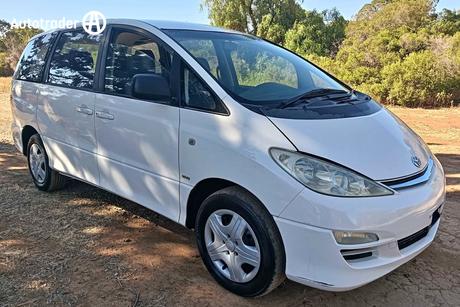 White 2005 Toyota Tarago Wagon Gli