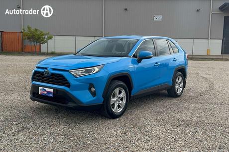 Blue 2020 Toyota RAV4 Wagon Gx Awd Hybrid