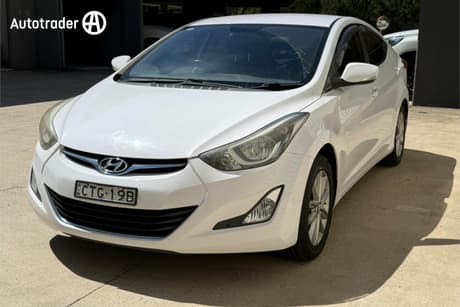 White 2014 Hyundai Elantra Sedan Trophy