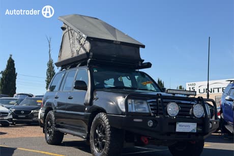Black 2003 Toyota Landcruiser Wagon Sahara (4X4)