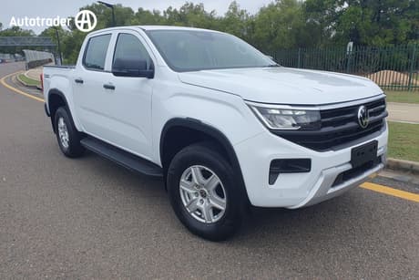 White 2025 Volkswagen Amarok Dual Cab Utility Core Tdi405 4Motion