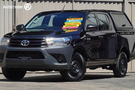 Black 2019 Toyota Hilux Double Cab Pick Up Workmate