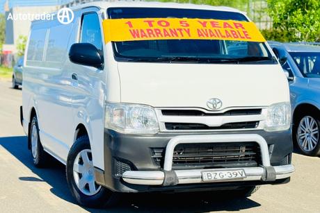 White 2011 Toyota HiAce Van Lwb