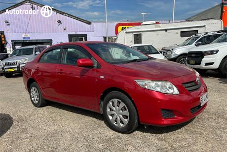 Red 2008 Toyota Corolla Sedan Ascent