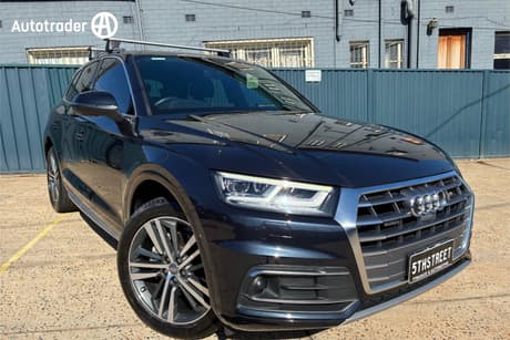 Blue 2019 Audi Q5 Wagon 45 Tfsi Quattro Sport