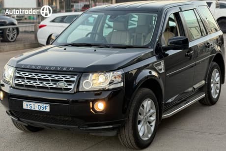 Black 2013 Land Rover Freelander 2 Wagon Td4 Se (4X4)