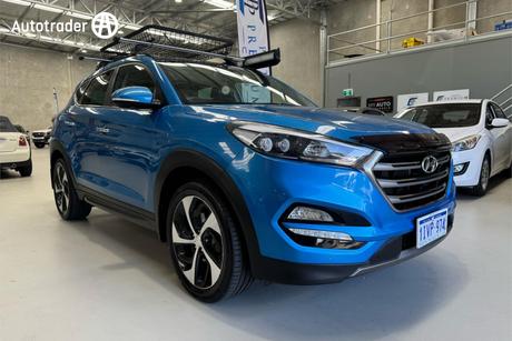 Blue 2015 Hyundai Tucson Wagon Highlander (Awd)