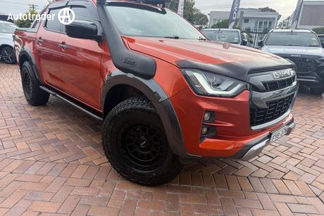Orange 2022 Isuzu D-MAX Crew Cab Utility X-Terrain (4X4)