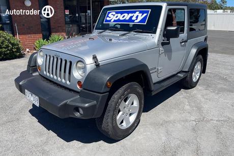 Silver 2010 Jeep Wrangler Softtop Sport (4X4)
