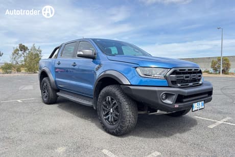 Blue 2021 Ford Ranger Ute Tray PX MKIII 2021.25MY