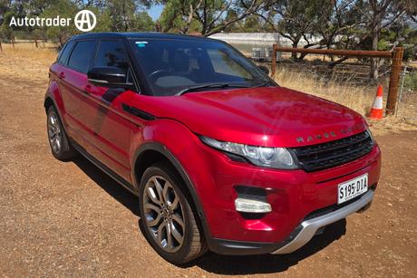 Red 2012 Land Rover Range Rover Evoque Wagon Sd4 Dynamic