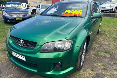 Green 2010 Holden Commodore Sedan Sv6
