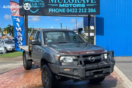 Grey 2008 Mazda BT-50 Cab Chassis B3000 Dx (4X4)