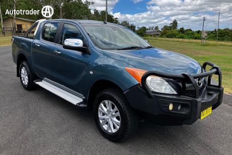 Blue 2013 Mazda BT-50 Dual Cab Utility Gt (4X4)