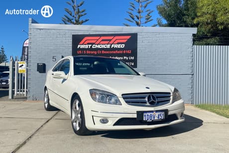 White 2009 Mercedes-Benz CLC-Class Coupe 200 KOMPRESSOR 203