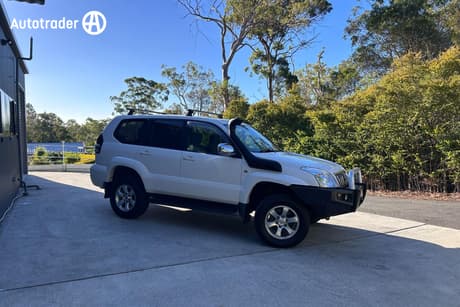 White 2008 Toyota Landcruiser Prado Wagon Gxl (4X4)