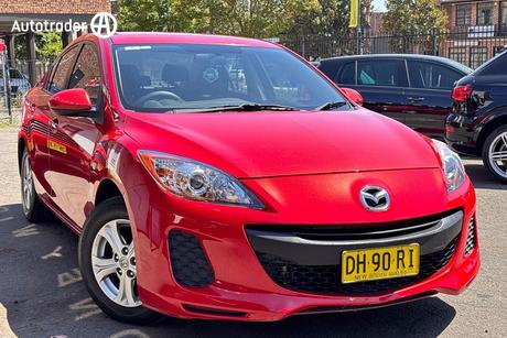 Red 2012 Mazda 3 Sedan Neo