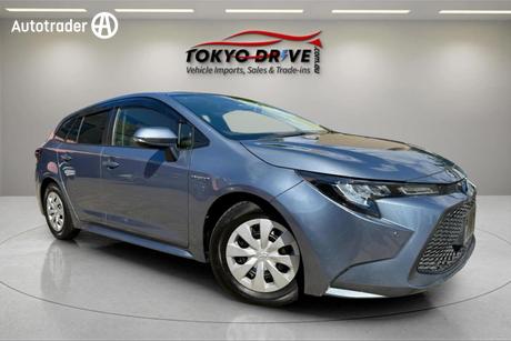 Blue 2020 Toyota Corolla Wagon Touring (Hybrid)