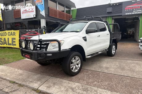 White 2013 Ford Ranger Dual Cab Utility Xlt 3.2 (4X4)