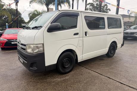 White 2011 Toyota HiAce Van Lwb