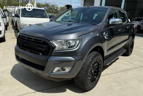 Grey 2016 Ford Ranger Dual Cab Utility Xlt 3.2 (4X4)