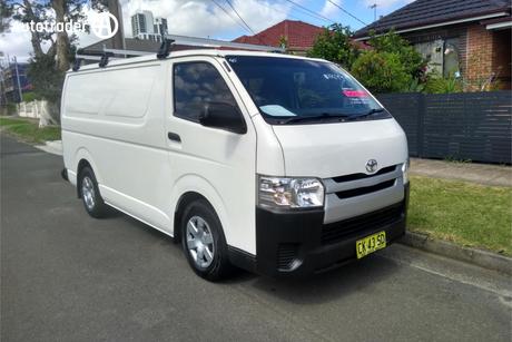 White 2016 Toyota HiAce Van Lwb