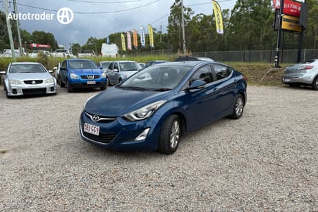 Blue 2014 Hyundai Elantra Sedan Trophy
