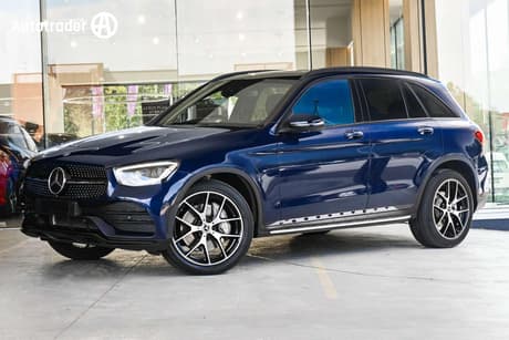 Blue 2021 Mercedes-Benz GLC300 Wagon 4Matic