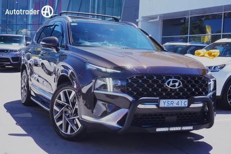 Brown 2021 Hyundai Santa FE Wagon Highlander Crdi (Awd)