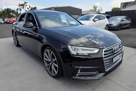 Black 2017 Audi A4 Sedan 2.0 Tfsi Quattro S Tronic S Ln