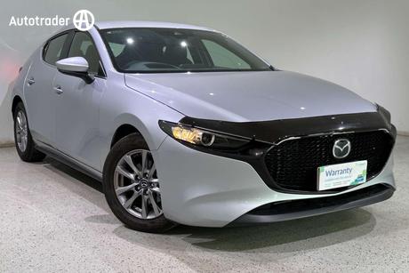 Silver 2021 Mazda 3 Hatchback G20 Pure