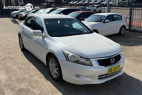 White 2008 Honda Accord Sedan Vti-L